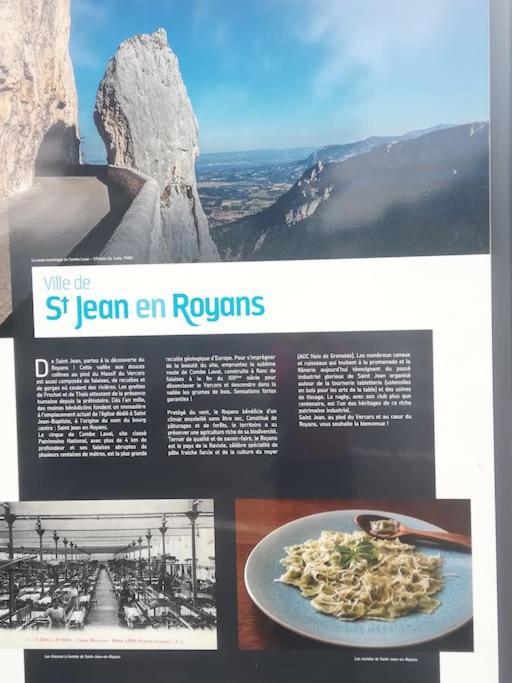 Logement Standing Wifi Vercors 'In Saint-Jean-en-Royans Zewnętrze zdjęcie